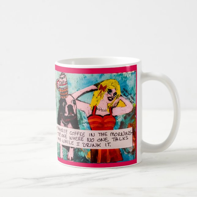 Überfallen Sie meinen Lieblingskaffee morgens Kaffeetasse (Rechts)