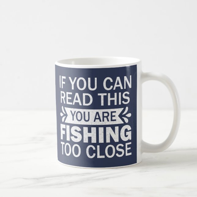 Überfischung Naher Fischer Vater Funny Kaffeetasse (Rechts)