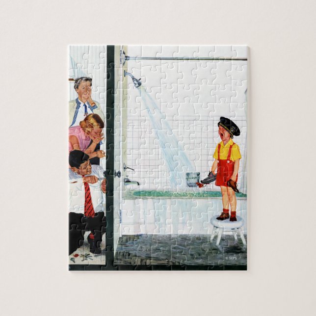 Überfließende Wanne (Vertikal)