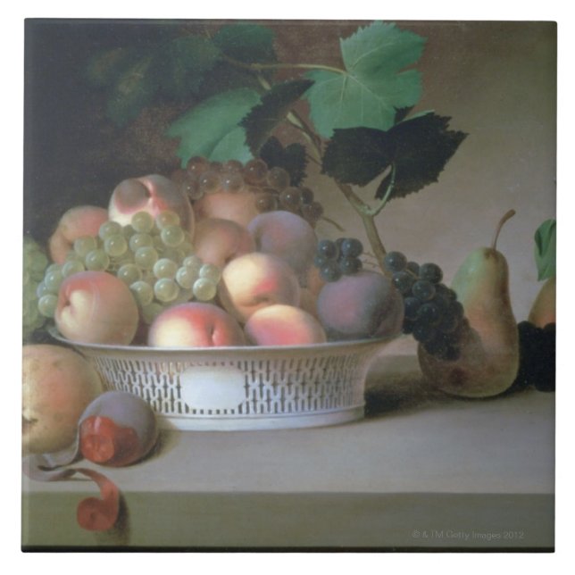 Überfluss an der Frucht Fliese (Vorderseite)