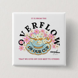 ÜBERFLUSS Button von Adiela Akoo