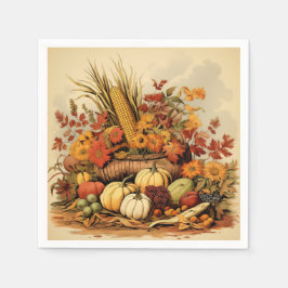 Überfluss des Herbstes: Großes Fest Serviette