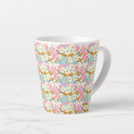 ÜBERFLUSS Floral Latte Tasse Adiela Akoo
