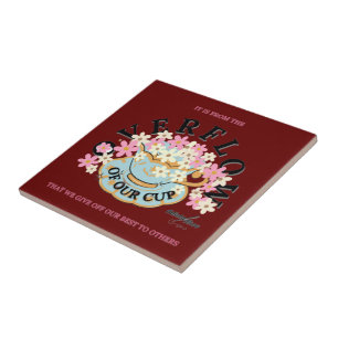 ÜBERFLUSS Keramik Decorative Tile von Adiela Akoo Fliese