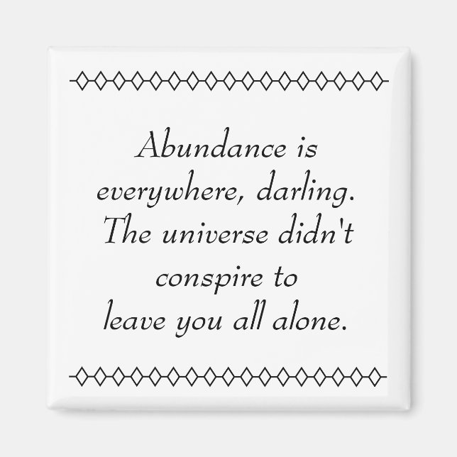 Überfluss Magnet (Vorne)