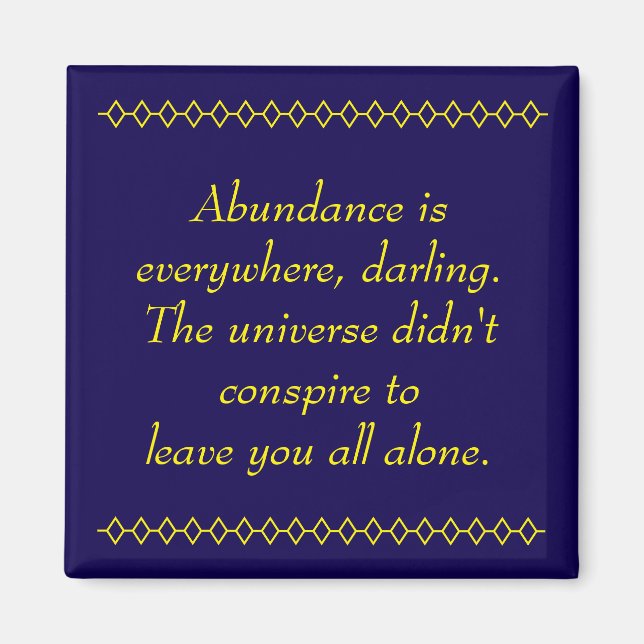 Überfluss Magnet (Vorne)