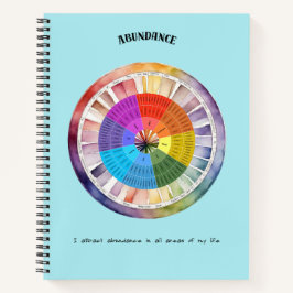 Überfluss positive Bestätigung Notizbuch