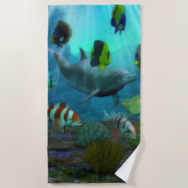 Überfluss Strandtuch (Vorderseite)