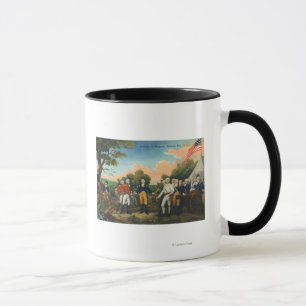 Übergabe Burgoynes Tasse