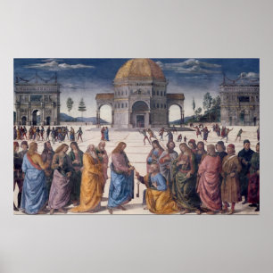 Übergabe der Schlüssel an den Hl. Petrus Poster