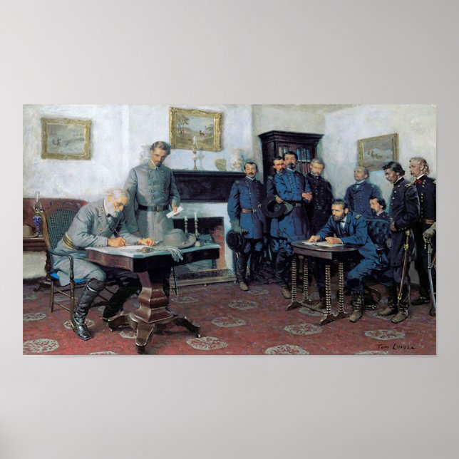 Übergabe in Appomattox Poster (Vorne)
