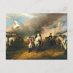 Übergabe von Lord Cornwallis durch John Trumbull 1 Postkarte