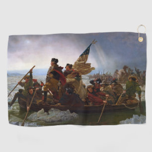 Übergang über den Delaware 1776: General George Wa Golfhandtuch