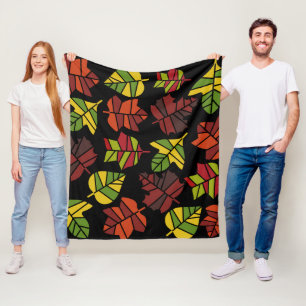 Übergang von Herbst zu Natur Fleecedecke