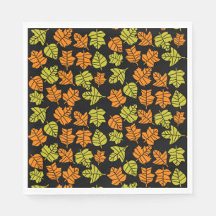Übergang von Herbst zu Natur Serviette