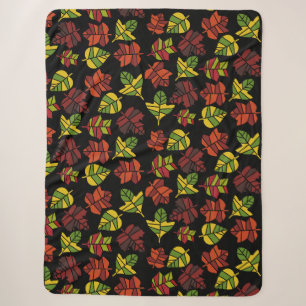 Übergang von Herbst zu Natur Sherpadecke