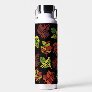 Übergang von Herbst zu Natur Trinkflasche
