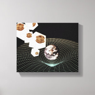 Übergang zu einer anderen Dimension Leinwanddruck