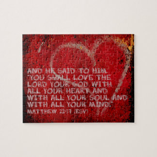 Übergeben aller Matthew-22:37 Scripture-Foto-Kunst