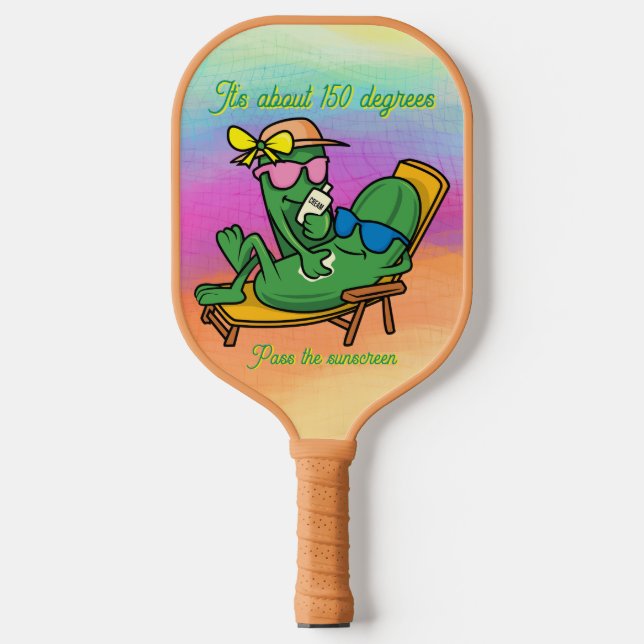 Übergeben Sie den Sonnenschirm Pickleball Schläger (Vorderseite)