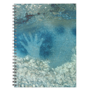 Übergeben Sie Schablone, vom oberen Abschnitt von Notizblock