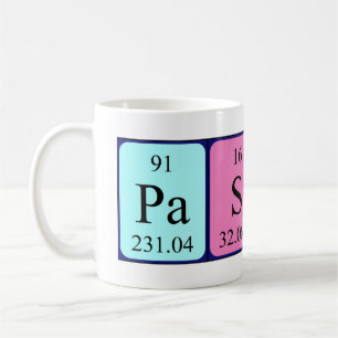 Übergebene periodische Tasse des Tabellennamens
