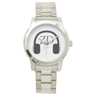 Übergroße silberne Unisex Armbanduhr