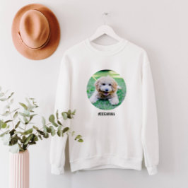 Übergroßen Kreis benutzerdefinierter Fotos mit Ihr Sweatshirt
