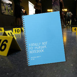 Überhaupt nicht mein Mordnotizbuch – Lustiger schw Notizblock