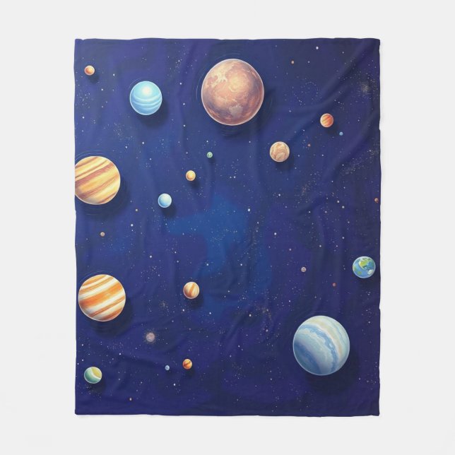 Überirdisch Kuschel Flauschdecke Fleecedecke (Vorderseite)