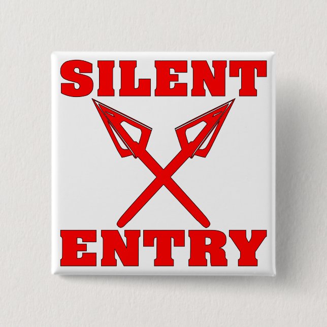 Überkreuzte Pfeile Stille Eingabe Button (Vorderseite)