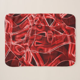 Überkreuzte und überlagerte Papierstreifen Sherpadecke
