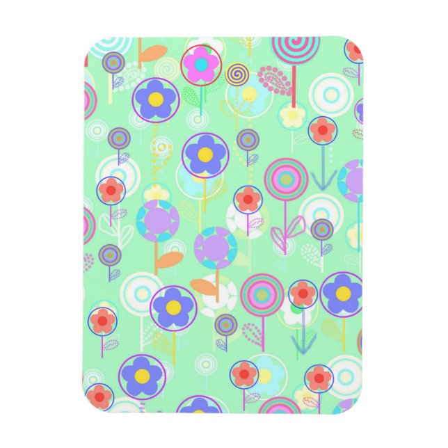 Überlagerte Blume Magnet (Vertikal)