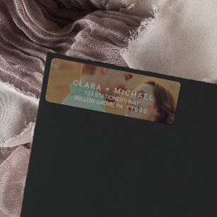 Überlagerte Hochzeitsmarke für das Foto der Whimsi