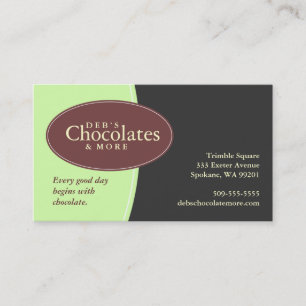 Überlagerte Oval-Reihe 1 Visitenkarte