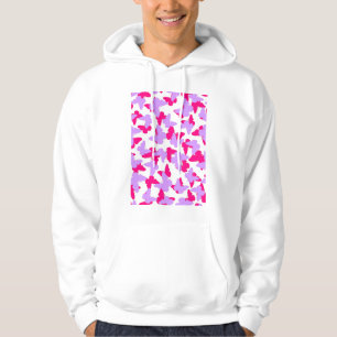 Überlagerte Schmetterlinge Hoodie