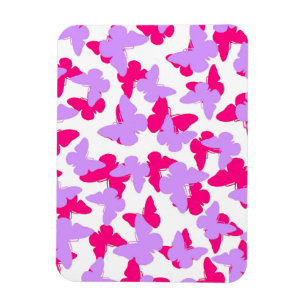 Überlagerte Schmetterlinge Magnet