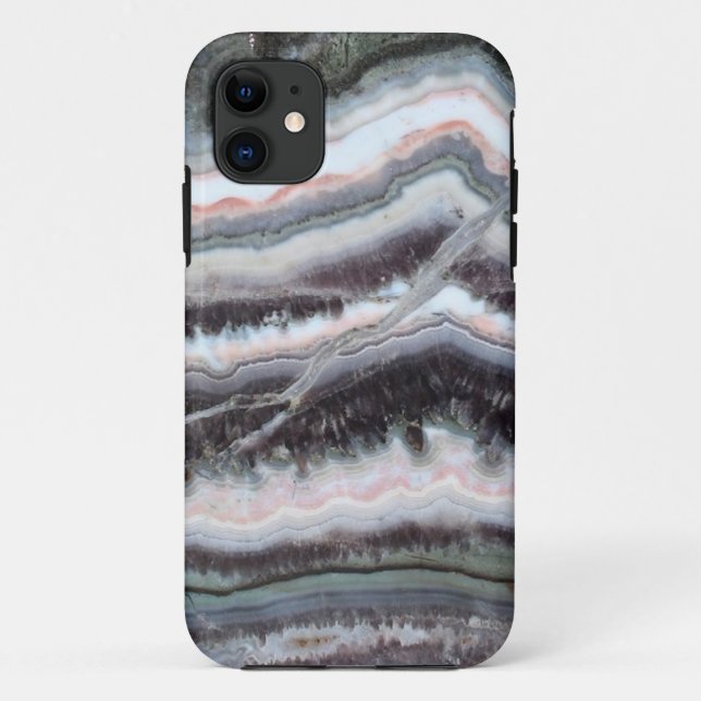 Überlagerter SteiniPhone Fall Case-Mate iPhone Hülle (Rückseite)