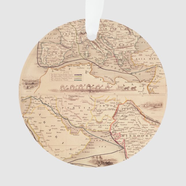 Überlandweg nach Indien Ornament (Vorderseite)