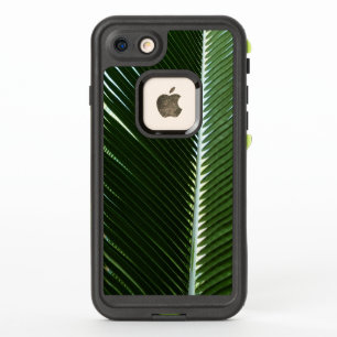 Überlappen von Palm Fronds Tropical Green Abstrakt