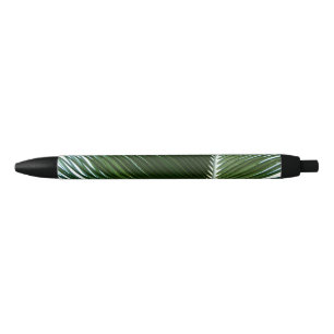 Überlappen von Palm Fronds Tropical Green Abstrakt Kugelschreiber