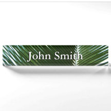 Überlappen von Palm Fronds Tropical Green Abstrakt
