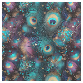 überlappende Federn Stoff