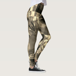 Überlappte und gerahmte Rechtecke Leggings