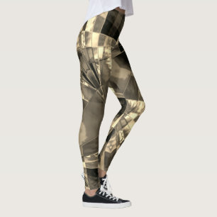 Überlappte und gerahmte Rechtecke Leggings