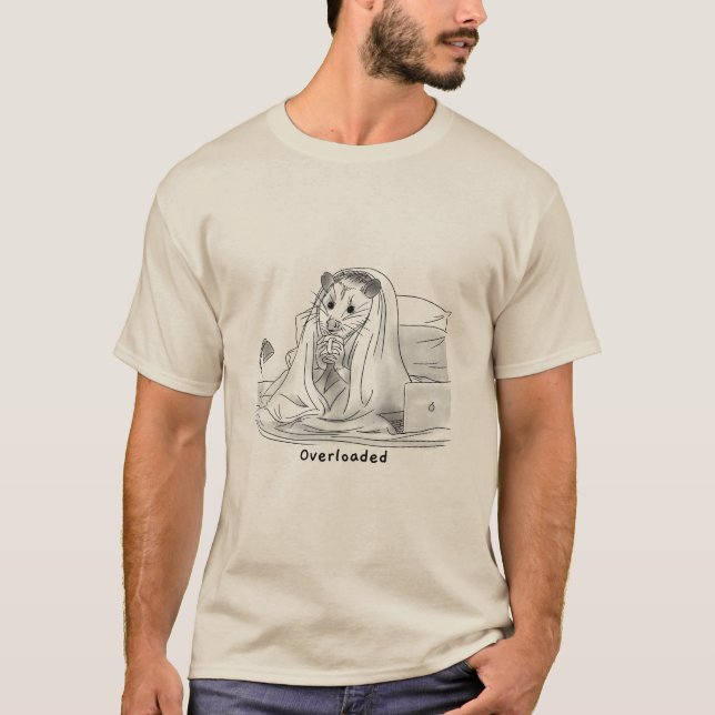 Überlasteter Medizinstudent  T-Shirt (Vorderseite)