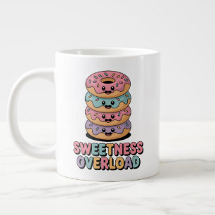 Überlastung der Süße   Donut Kids Jumbo-Tasse