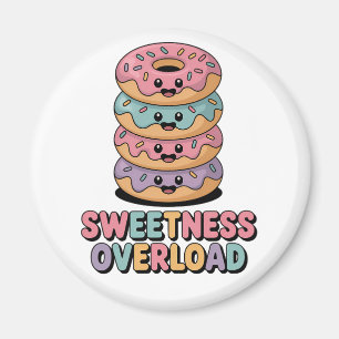 Überlastung der Süße Donut Kids Magnet