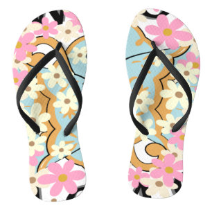 Überlauf Blumenflüsse Flip Flops von Poet Adiela A