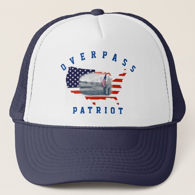 Überlauf Patriot - 1 Truckerkappe (Vorderseite)